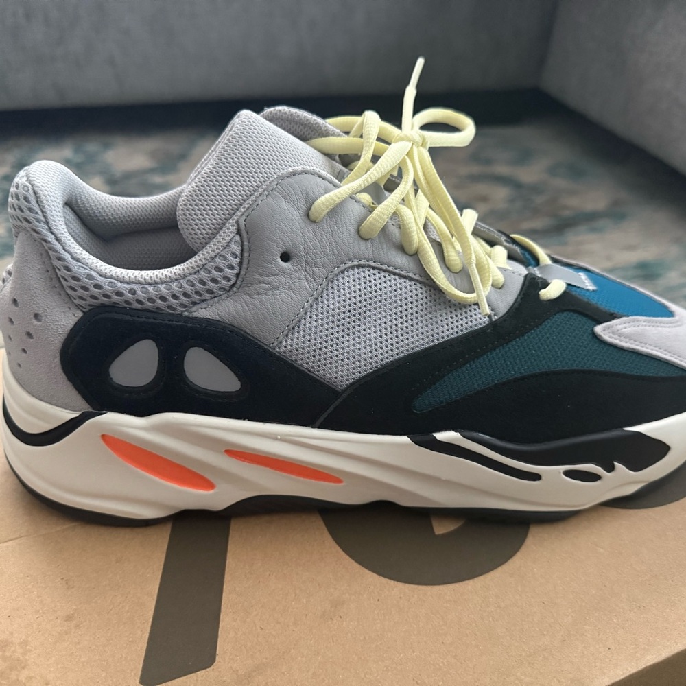 adidas Athletic Shoes Gray Black Teal